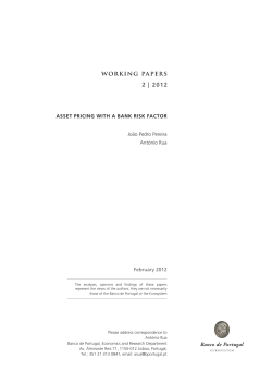 Asset pricing with a bank risk factor
