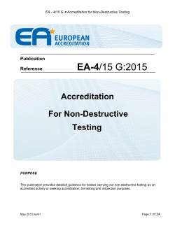 EA-4/15 G rev01 - European Accreditation