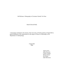 Self-Reliance: Ethnography of Literature Outside Viet Nam