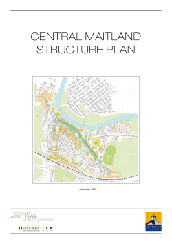 CENTRAL MAITLAND STRUCTURE PLAN