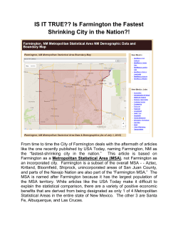 IS IT TRUE?? Is Farmington the Fastest Shrinking City in