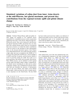 Simulated variations of eolian dust from inner Asian deserts at the
