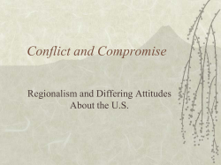 Conflict and Compromise - Cloverleaf Local Schools