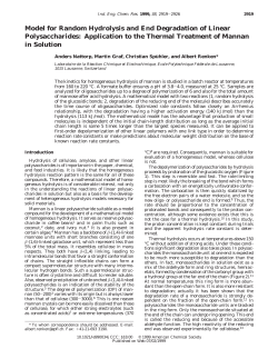 Model for Random Hydrolysis and End Degradation of Linear