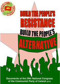 BUILD THE PEOPLE`S RESISTANCE