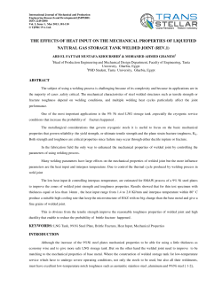 The Effects of Heat Input on the Mechanical Properties of Liquefied