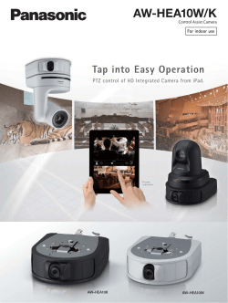 Brochure PDF - Panasonic Pro AV