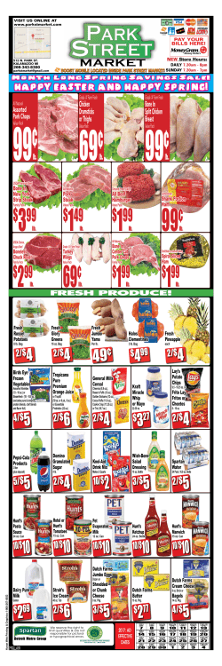 Weekly Ad - Park Street Market