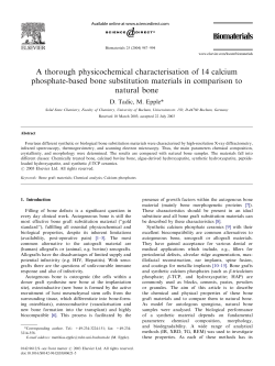 A thorough physicochemical characterisation of 14