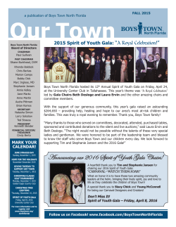 Fall 2015 - Boys Town