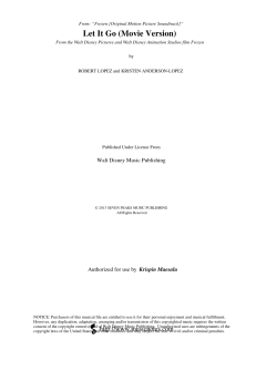Let It Go (Movie Version) - Fichier