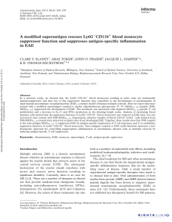 A modified superantigen rescues Ly6G&minus; CD11b+ blood monocyte