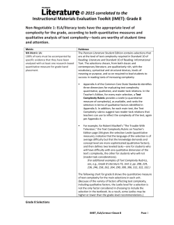 (IMET): Grade 8 - Pearson School
