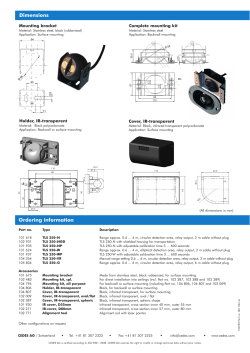 Ordering information Dimensions