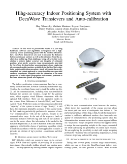 Hihg-accuracy Indoor Positioning System with DecaWave
