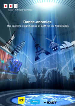 Dance-onomics: the economic significance of EDM for the Netherlands