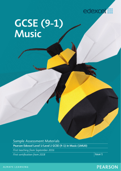 GCSE (9-1) Music - Edexcel