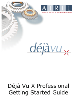 Installing D&eacute;j&agrave; Vu X Professional