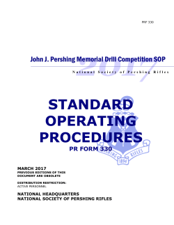 Phase V: John J - The Pershing Rifles Group