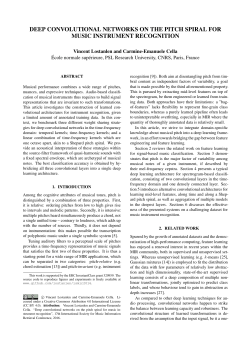 deep convolutional networks on the pitch spiral for music instrument