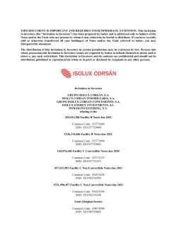 Invitation to Investors