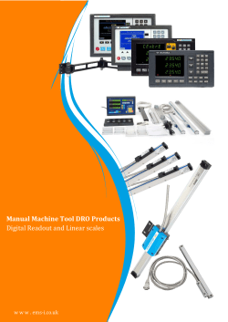 DRO and Encoder Catalogue