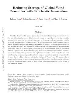 Statistics-Based Compression of Global Wind
