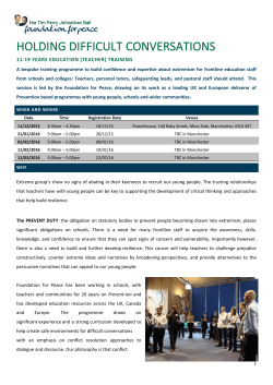 holding difficult conversations