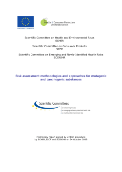 Risk assessment methodologies and approaches for mutagenic and
