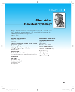 Alfred Adler: Individual Psychology