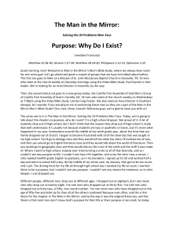 Purpose - Man in the Mirror Bible Study