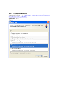 00 jDeveloper Setup for jython