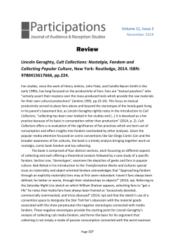 Review - Participations