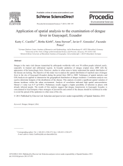 Application of spatial analysis to the examination of