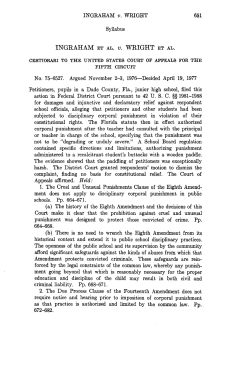 INGRAHAM v. WRIGHT INGRAHAM ET AL. V. WRIGHT ET AL.