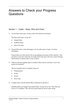 Answers to Check your Progress Questions