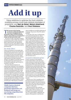 Using additives to optimise the fluid catalytic cracking process could