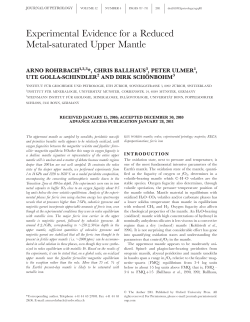 Experimental Evidence for a Reduced Metal
