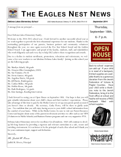 newsletter sep14 - Volusia County Schools