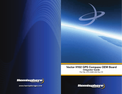 Product Name Vector H102 GPS Compass OEM Board