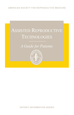 Assisted Reproductive Technologies