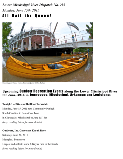 Lower Mississippi River Dispatch No 293