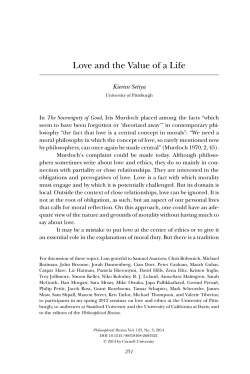 Love and the Value of a Life