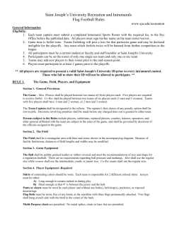 Flag Football - SJU Sites - Saint Joseph`s University