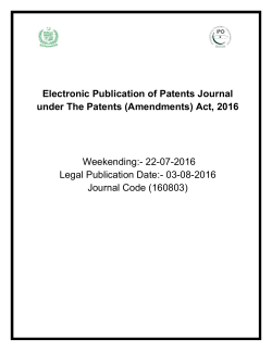 GOVERNMENT OF PAKISTAN (COMMERCE - IPO