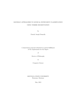 Bayesian Approaches to Musical Instrument Classification Using