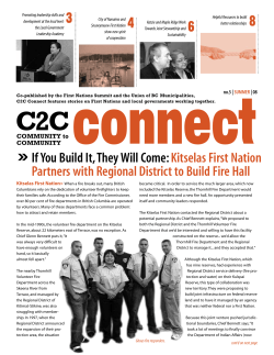 C2C_Summer2008 newsletter - Ministry of Community, Sport and