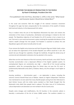 RESTORE THE MEANS OF PRODUCTION TO