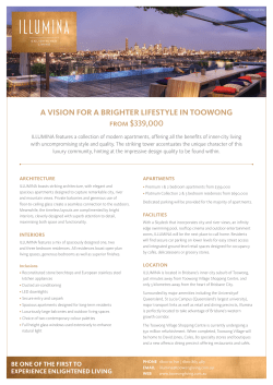 a vision for a brighter lifestyle in toowong