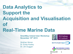 Data Analytics to Support the Acquisition and